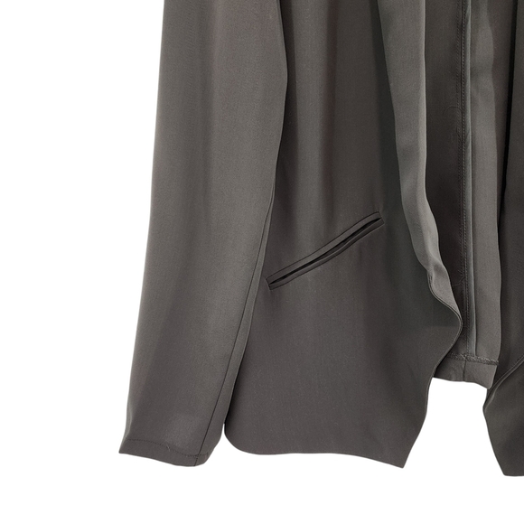 Lulus Women's Poly Stretch Shawl Open Front Flowy Blazer - XL - Picture 4 of 6